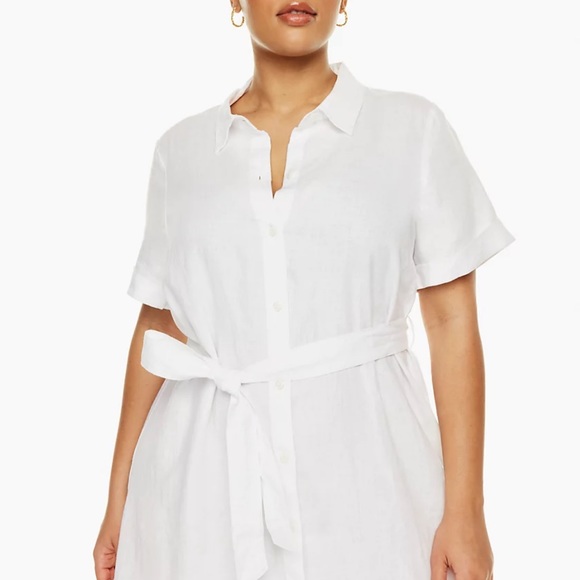 Aritzia Wilfred Eleta Linen Midi Dress 2XS - Picture 12 of 12